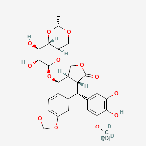 molecular formula C29H32O13 B12414739 Etoposide-13C,d3 