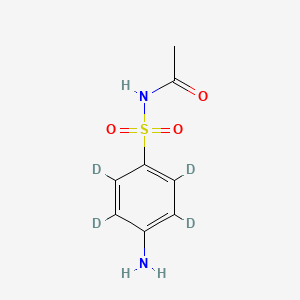 molecular formula C8H10N2O3S B12414755 Sulfacetamide-d4 