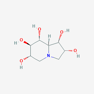 molecular formula C8H15NO5 B1241477 (-)-uniflorine A 