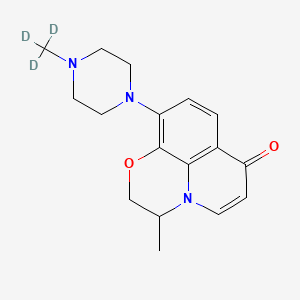 Defluoro-decarboxyl Ofloxacin-d3