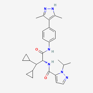 molecular formula C27H34N6O2 B12414776 (R)-IL-17 modulator 4 