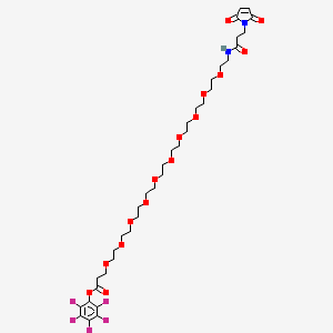 Mal-NH-PEG10-CH2CH2COOPFP ester