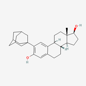 (17 beta)-2-(1-Adamantyl)-estra-1,3,5(10)-triene-3,17-diol