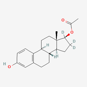 molecular formula C20H26O3 B12414792 17Beta-Estradiol-d3 17-Acetate 