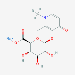 Deferiprone-d3 3-O-b-D-Glucuronide Sodium Salt