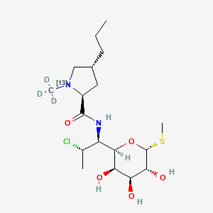 molecular formula C18H33ClN2O5S B12414808 Clindamycin-13C,d3 