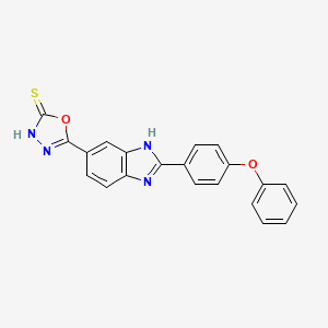 molecular formula C21H14N4O2S B12414820 mPGES-1-IN-1 