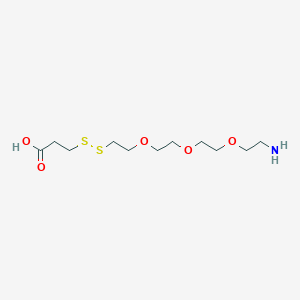 molecular formula C11H23NO5S2 B12414821 Amino-PEG3-SS-acid 