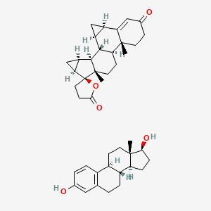 molecular formula C42H54O5 B1241488 Drospirenone mixture with estradiol CAS No. 350818-73-4