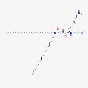 (S)-2,5-Bis((3-aminopropyl)amino)-N-(2-(dioctadecylamino)-2-oxoethyl)pentanamide