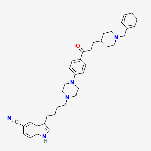 molecular formula C38H45N5O B12414890 AChE-IN-5 