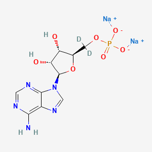 molecular formula C10H12N5Na2O7P B12414933 Adenosine 5'-Monophosphate-5',5''-d2 Disodium Salt 