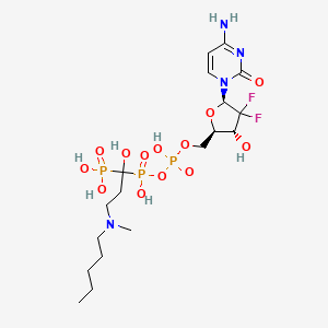 molecular formula C18H33F2N4O13P3 B12414954 Gem cib 