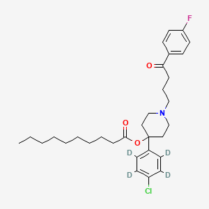 molecular formula C31H41ClFNO3 B12414990 Haloperidol-d4 Decanoate 