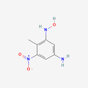 molecular formula C7H9N3O3 B1241501 4-Amino-2-hydroxylamino-6-nitrotoluene 