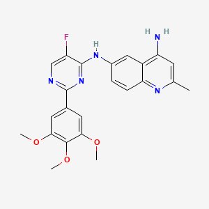 molecular formula C23H22FN5O3 B12415031 Prmt7-IN-1 