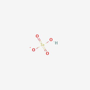 molecular formula HO4Te- B1241506 氢碲酸盐 