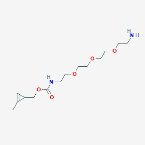 molecular formula C14H26N2O5 B12415071 Methylcyclopropene-PEG3-amine 