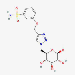 molecular formula C16H22N4O8S B12415112 CA IX-IN-1 