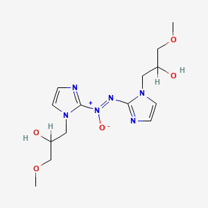 molecular formula C14H22N6O5 B1241515 2,2'-Azoxymisonidazole CAS No. 78130-16-2