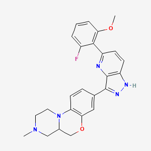 molecular formula C25H24FN5O2 B12415154 Hpk1-IN-12 