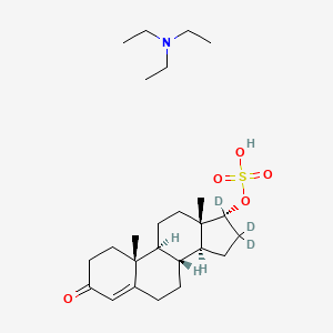 Epitestosterone Sulfate-d3 Triethylamine Salt