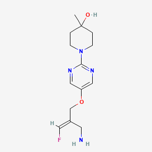 molecular formula C14H21FN4O2 B12415168 SSAO inhibitor-2 