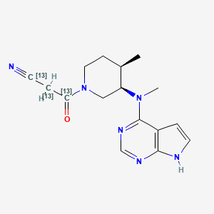 molecular formula C16H20N6O B12415175 Tofacitinib-13C3 