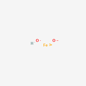 molecular formula FeHO2 B1241519 Goethite CAS No. 20344-49-4