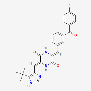 molecular formula C26H23FN4O3 B12415206 Microtubule inhibitor 3 CAS No. 1236141-96-0