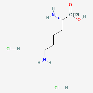 molecular formula C6H16Cl2N2O2 B12415222 (2S)-2,6-diamino(113C)hexanoic acid;dihydrochloride 