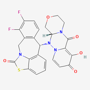 molecular formula C25H18F2N4O5S B12415252 Cap-dependent endonuclease-IN-10 