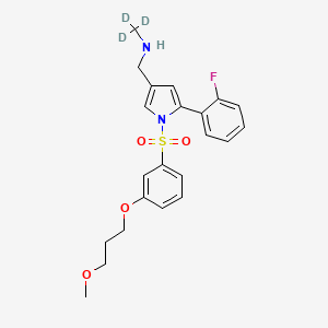 1H-Pyrrole-3-methanamine,5-(2-fluorophenyl)-1-[[3-(3-methoxypropoxy)phenyl]sulfonyl]-N-methyl-d3