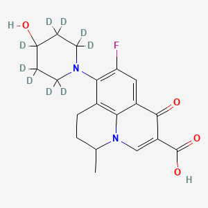 molecular formula C19H21FN2O4 B12415263 Nadifloxacin-d9 