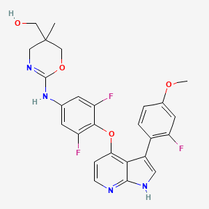 molecular formula C26H23F3N4O4 B12415278 Hpk1-IN-27 