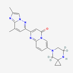 molecular formula C22H23N7O B12415297 Risdiplam-d4 