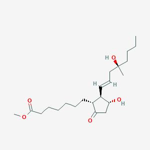 molecular formula C22H38O5 B1241531 (11R,16R)-misoprostol 