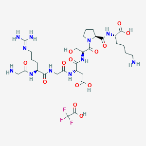 molecular formula C30H50F3N11O13 B12415313 Grgdspk (tfa) 