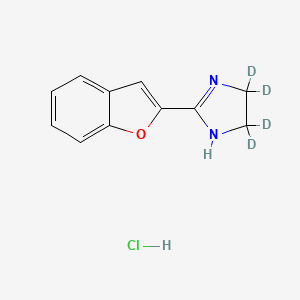 2-(1-benzofuran-2-yl)-4,4,5,5-tetradeuterio-1H-imidazole;hydrochloride