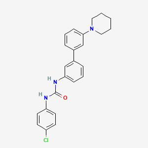 molecular formula C24H24ClN3O B12415351 CB1R Allosteric modulator 1 