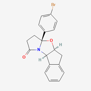 molecular formula C19H16BrNO2 B12415360 NMDA receptor antagonist 5 