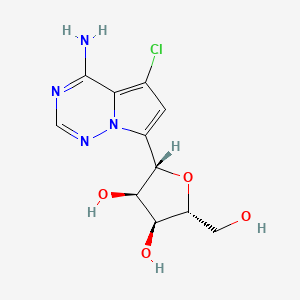 molecular formula C11H13ClN4O4 B12415383 Antiviral agent 18 