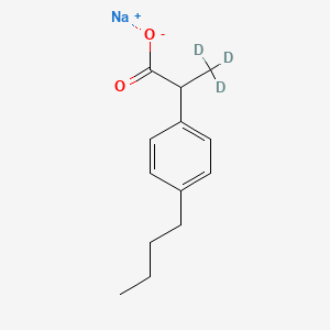 p-Butyl Ibuprofen-d3 (sodium)