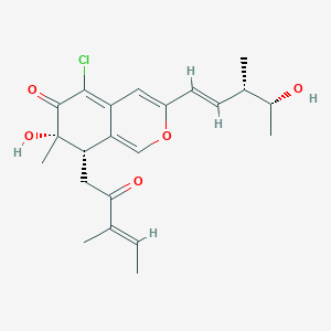 molecular formula C22H27ClO5 B12415444 11-Epi-Chaetomugilin I 