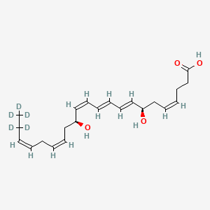 molecular formula C22H32O4 B12415457 Maresin 1-d5 