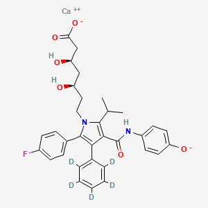 molecular formula C33H33CaFN2O6 B12415462 4-Hydroxy Atorvastatin-d5 (calcium) 