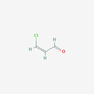 molecular formula C3H3ClO B1241547 顺-3-氯丙烯醛 