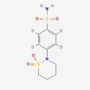 molecular formula C10H14N2O4S2 B12415503 Sulthiame-d4 