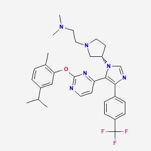 molecular formula C32H37F3N6O B12415512 Brd4 D1-IN-1 