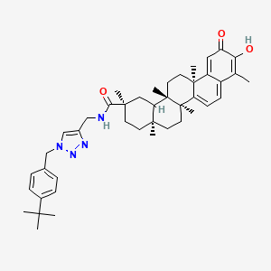 molecular formula C43H56N4O3 B12415529 RIP1/RIP3/MLKL activator 1 